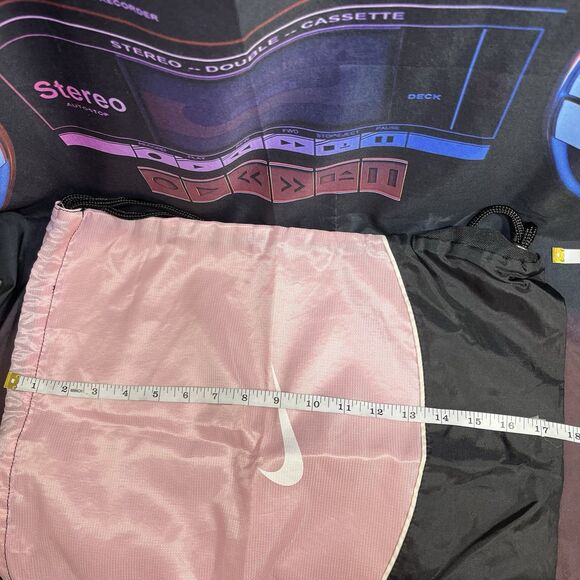 NIKE PINK Cinch Bag backpack Drawstring Closure Gym Bag - Picture 6 of 7